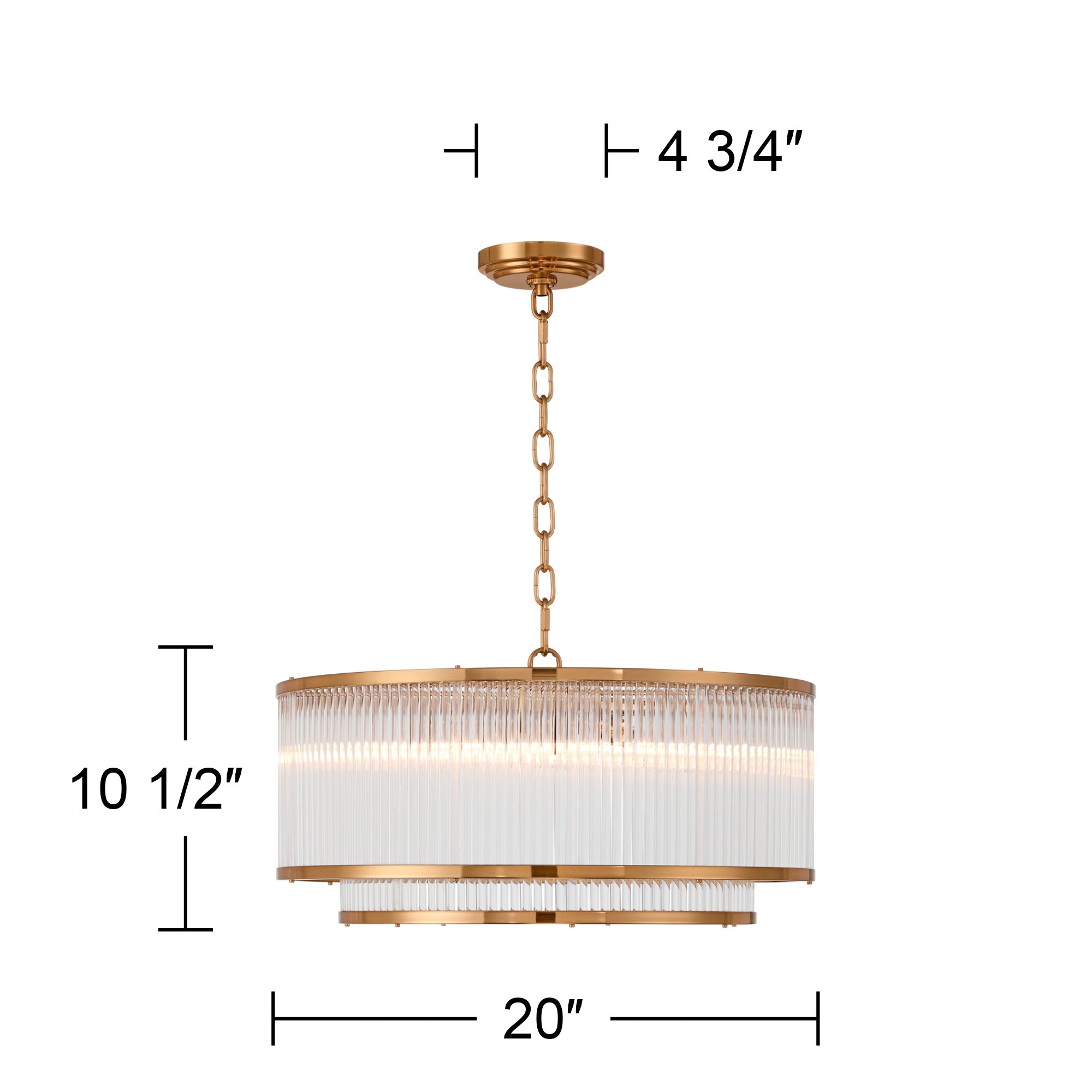 Watch A Video About the Possini Euro Warren Golden Bronze 6-Light Pendant