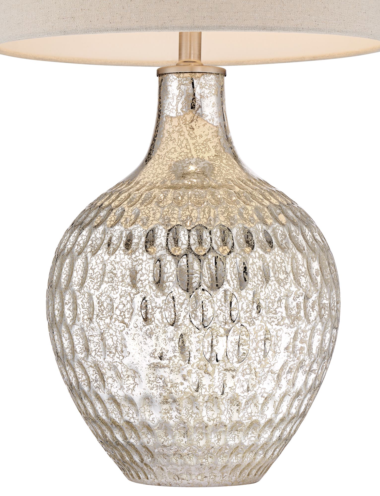 Image 6 Possini Euro Waylon 28" Modern Luxe Mercury Glass Table Lamps Set of 2 more views