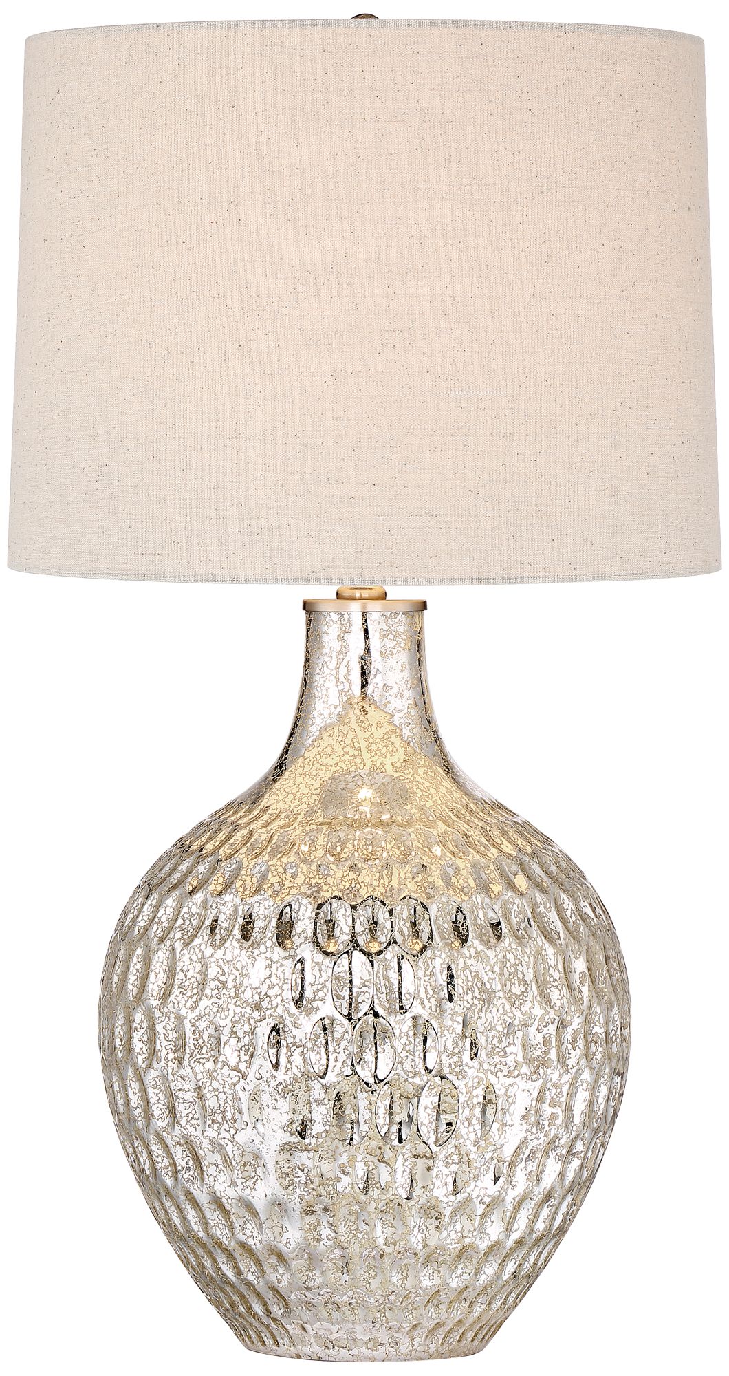 Image 2 Possini Euro Waylon 28" Modern Mercury Glass Table Lamp