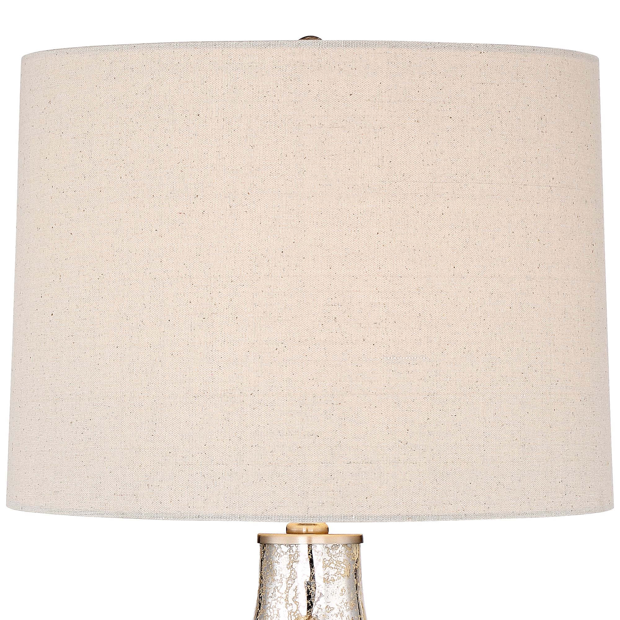 Image 4 Possini Euro Waylon 28" Modern Mercury Glass Table Lamp more views