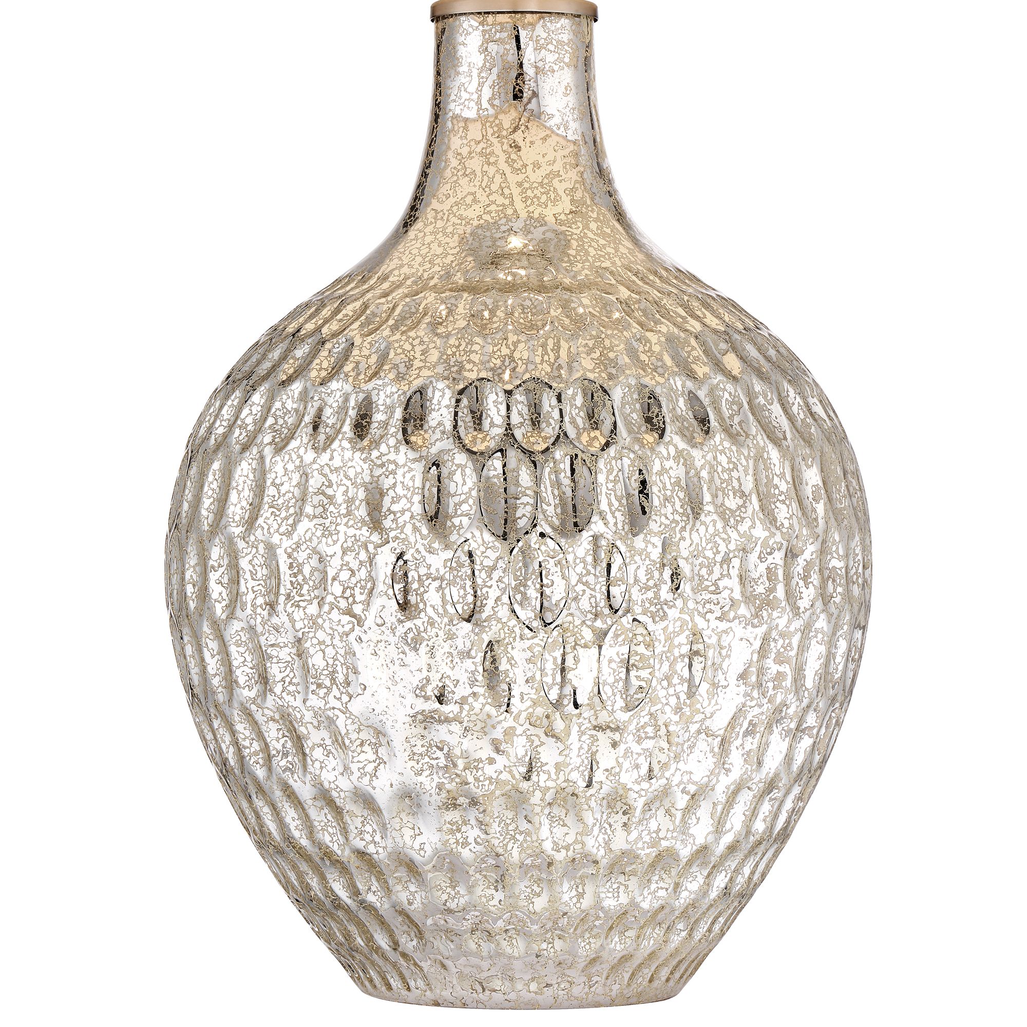 Image 5 Possini Euro Waylon 28" Modern Mercury Glass Table Lamp more views