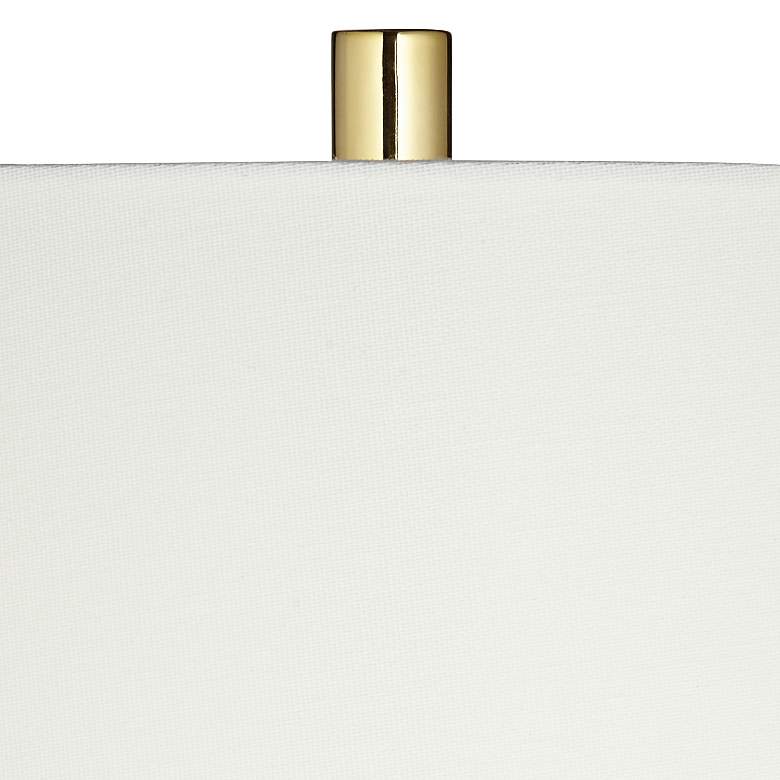 Image 3 Possini Euro Wayne 29 1/4" Brass and Crystal USB Lamps Set of 2 more views