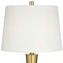 4_Possini Euro Wayne 29 1/4" Brass Finish Crystal USB Table Lamp more views
