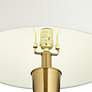 5_Possini Euro Wayne 29 1/4" Brass Finish Crystal USB Table Lamp more views