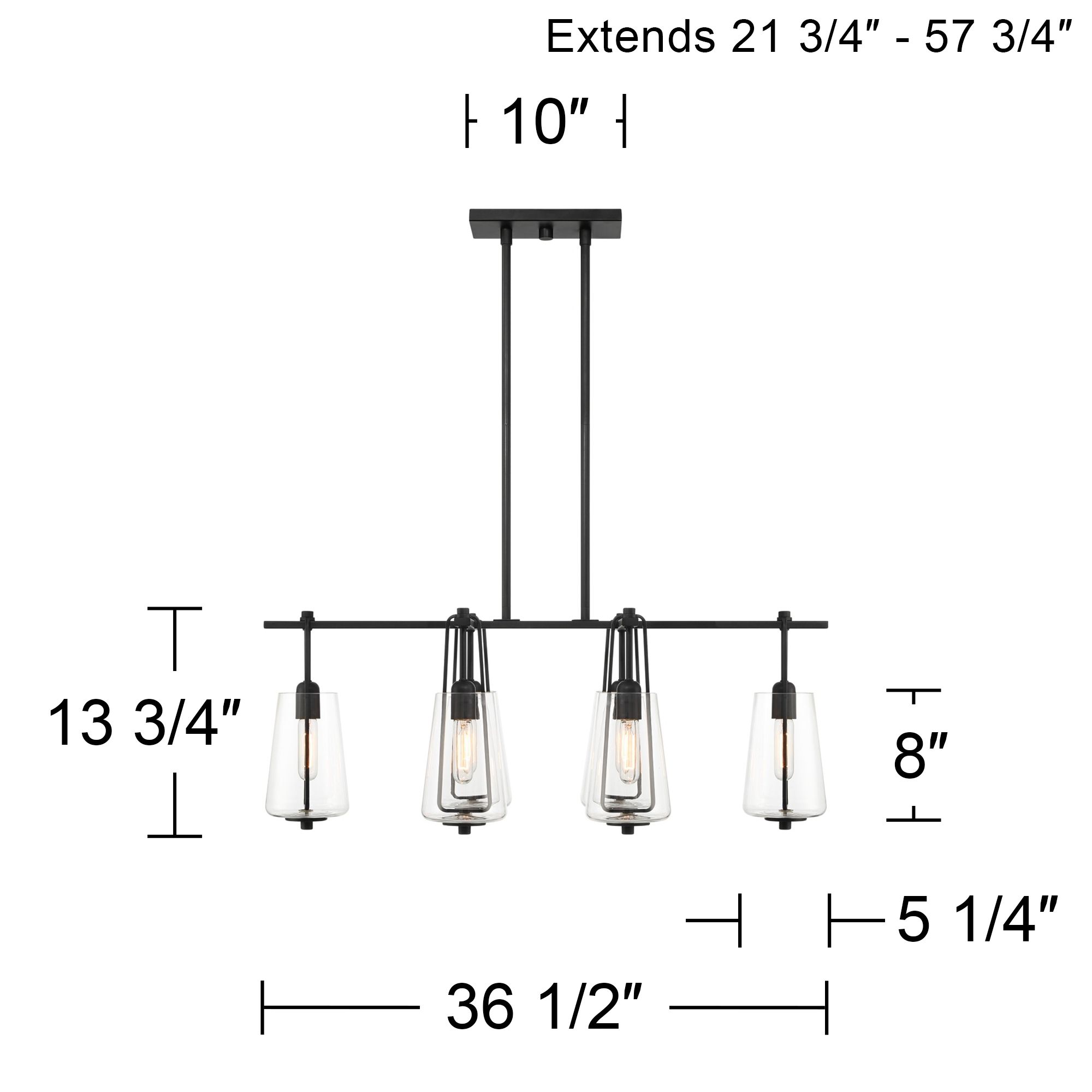 Watch A Video About the Possini Euro Wexford Black 6 Light Island Pendant