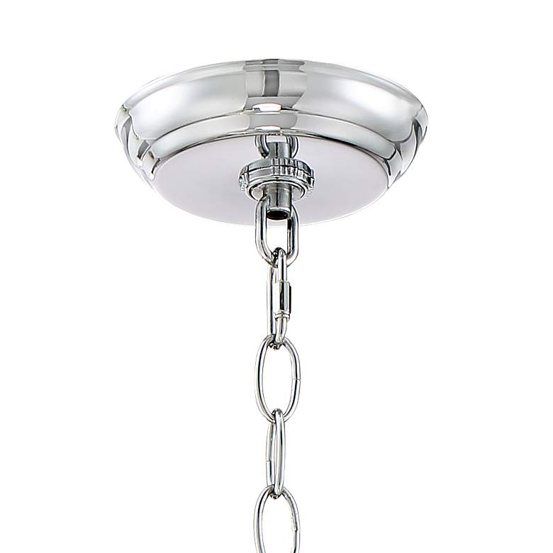 Image 6 Possini Euro Whencliffe 20 1/2 inch Wide Chrome Pendant Light more views