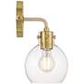 7_Possini Euro Wicander 11 1/4" High Antique Brass Wall Sconce Set of 2 more views