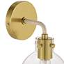 4_Possini Euro Wicander 11 1/4" High Antique Brass Wall Sconce more views