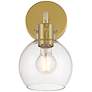 5_Possini Euro Wicander 11 1/4" High Antique Brass Wall Sconce more views