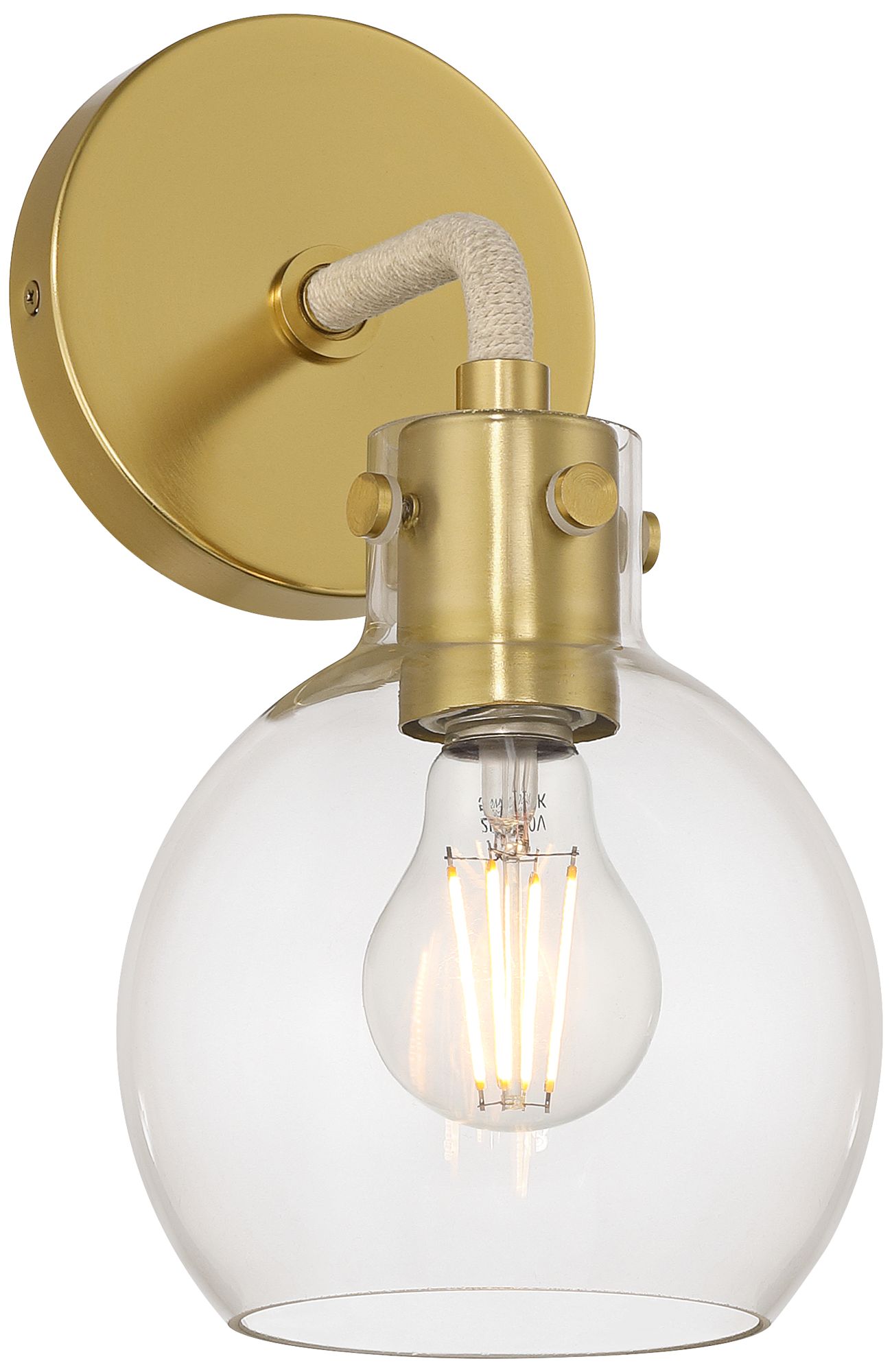 Image 6 Possini Euro Wicander 11 1/4" High Antique Brass Wall Sconce more views