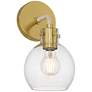 6_Possini Euro Wicander 11 1/4" High Antique Brass Wall Sconce more views