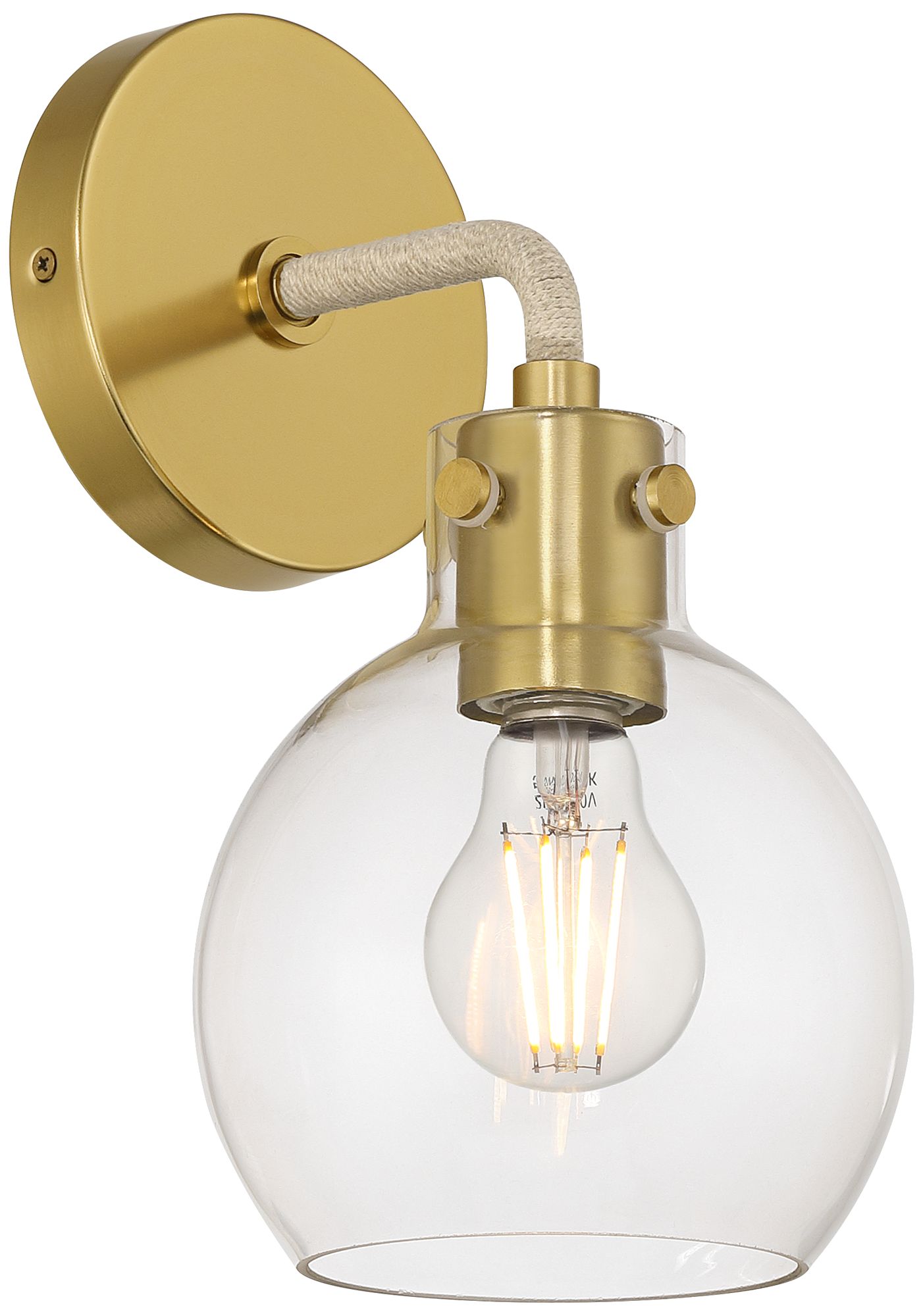 Image 7 Possini Euro Wicander 11 1/4" High Antique Brass Wall Sconce more views