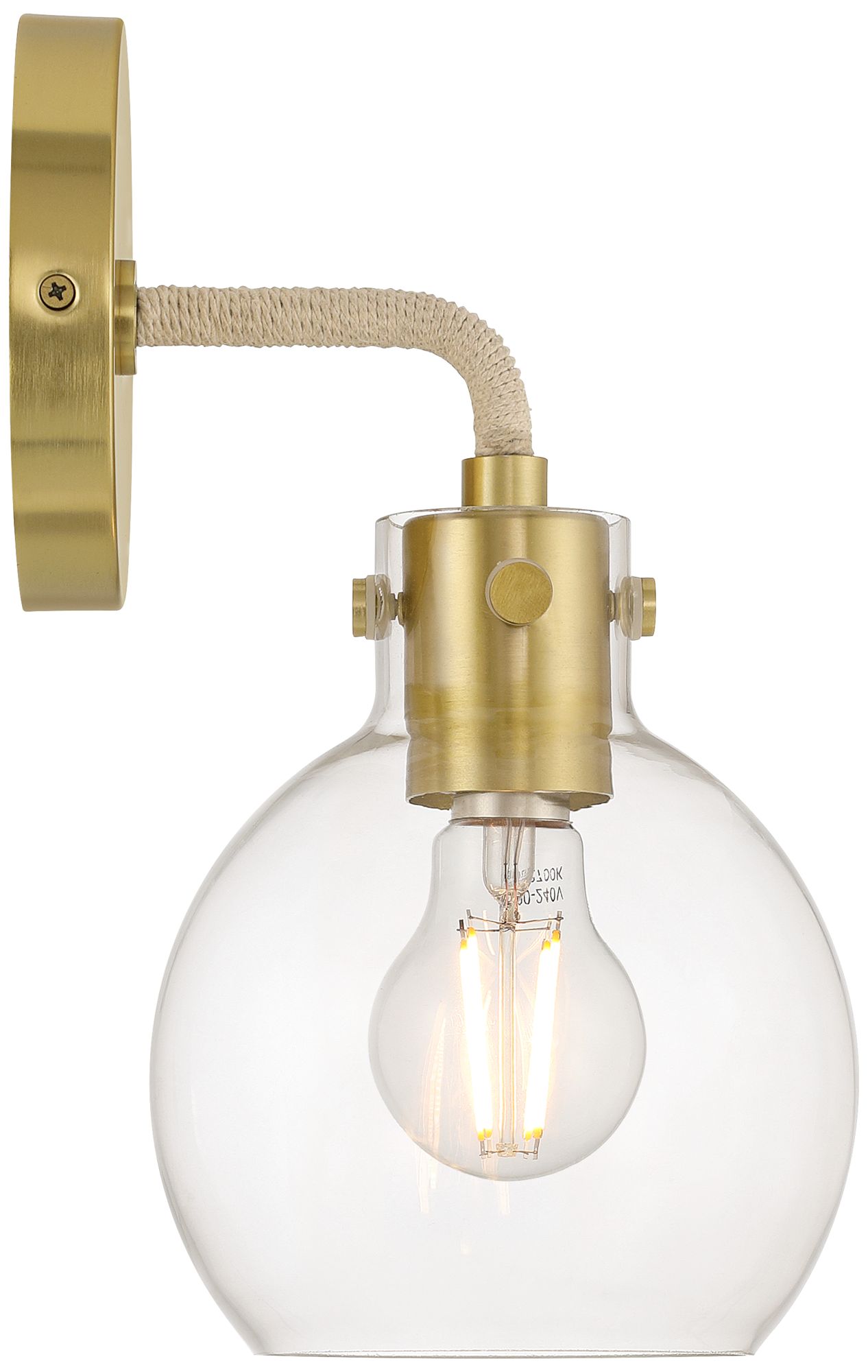 Possini Euro Wicander 11 1/4" High Antique Brass Wall Sconce