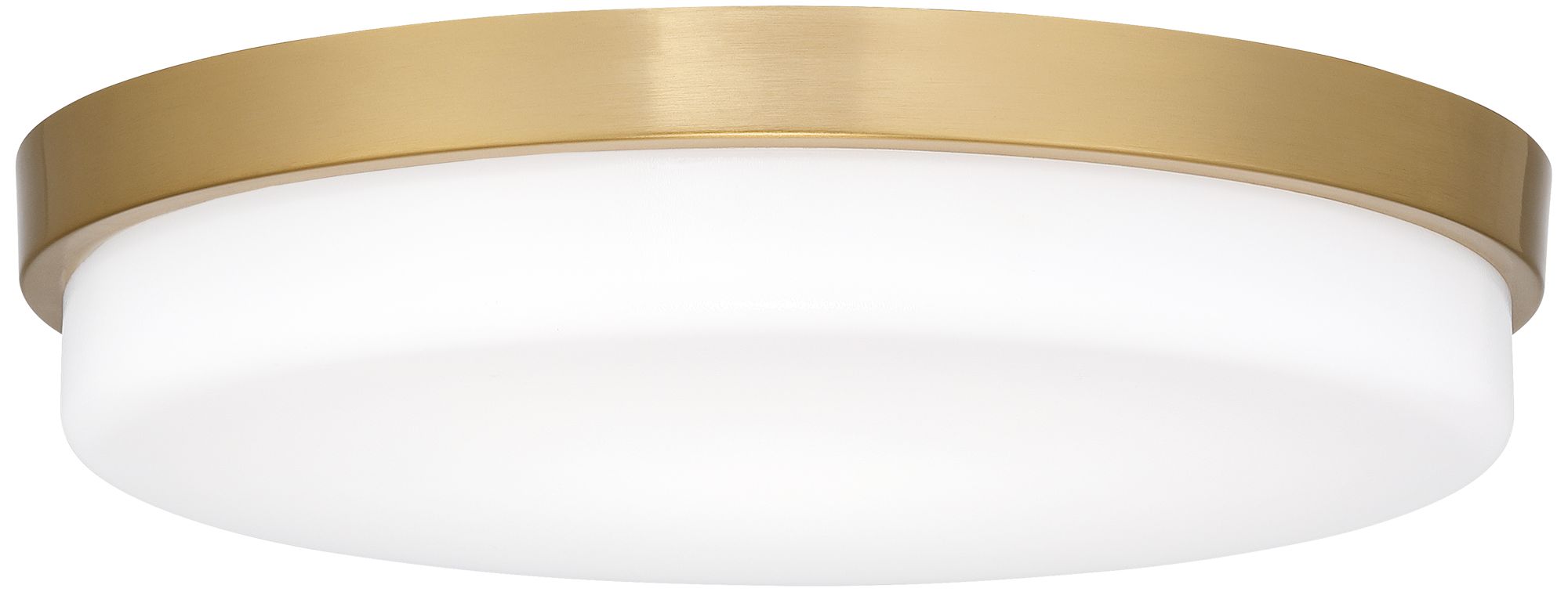 Image 4 Possini Euro Winfrey 11" Wide Gold and White LED Ceiling Light more views
