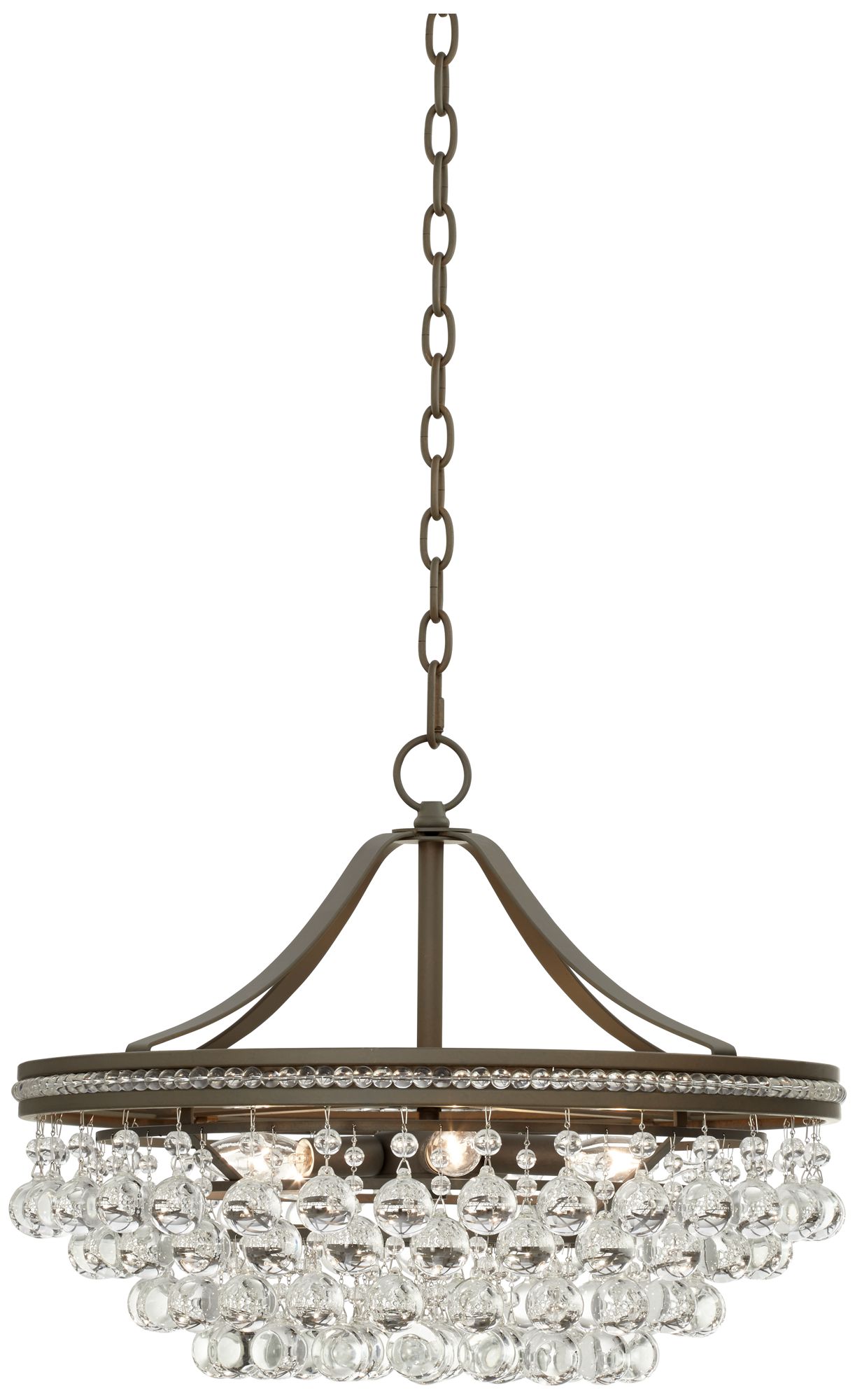 Image 5 Possini Euro Wohlfurst 20 1/4" Bronze Crystal Pendant Light more views