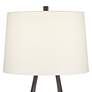 5_Possini Euro Woodwork 30" Black Finish Open Base Modern Table Lamp more views