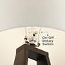 6_Possini Euro Woodwork 30" Black Finish Open Base Modern Table Lamp more views