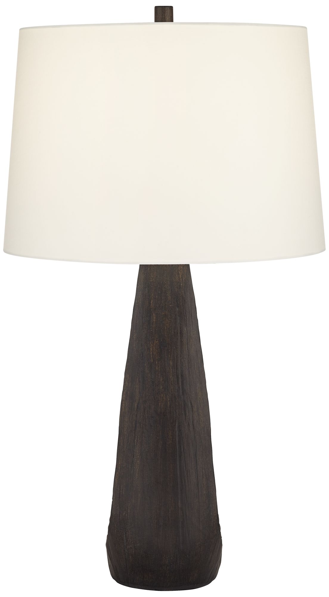 Possini Euro Woodwork 30" Black Finish Open Base Modern Table Lamp in scene