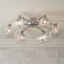 Possini Euro Wrapped Wire 24" Wide Chrome Ceiling Light