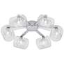 Possini Euro Wrapped Wire 24" Wide Chrome Ceiling Light