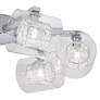 Thumbnail3 of Possini Euro Wrapped Wire 24" Wide Modern Chrome Ceiling Light more views