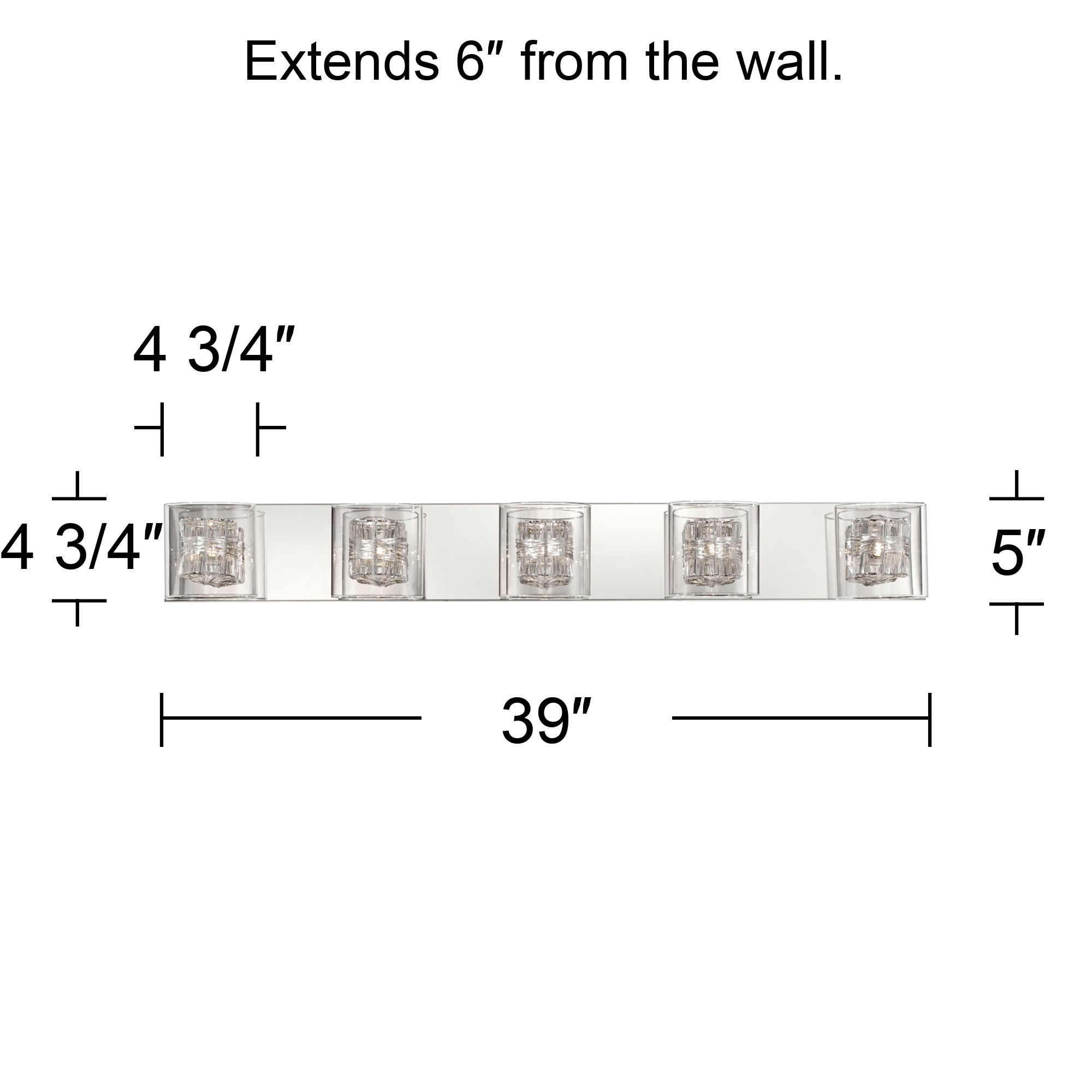 Possini Euro Wrapped Wire 39" Wide Modern Chrome LED Bath Light in scene