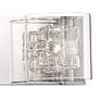 Possini Euro Wrapped Wire 56" Wide Chrome LED Bathroom Light in scene