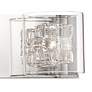 Thumbnail4 of Possini Euro Wrapped Wire 56" Wide Chrome LED Bathroom Light more views