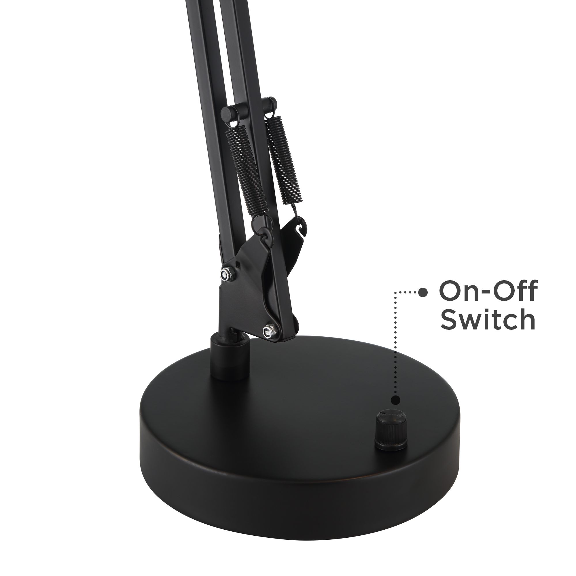 Image 6 Possini Euro Wyatt Black Finish Adjustable Height Architect USB Desk Lamp more views