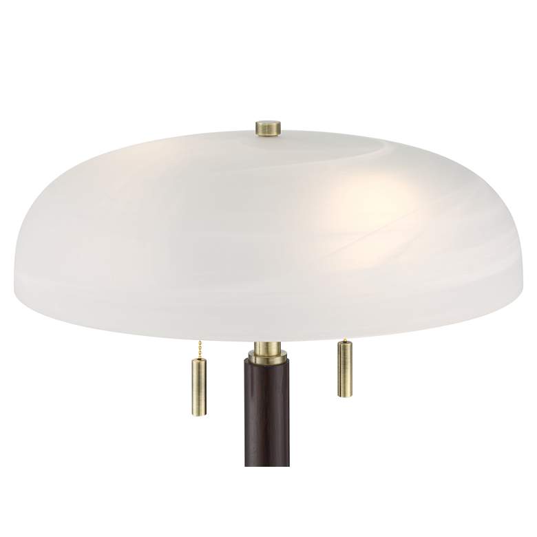 Image 3 Possini Euro Wyndham 23" Glass Dome Shade Dual USB Ports Desk Lamp more views