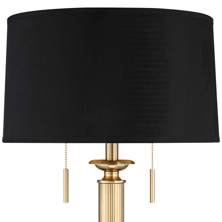 Image 6 Possini Euro Wynne 30" High Gold and Black Dual USB Lamps Set of 2 more views