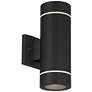 6_Possini Euro Wynnsboro 12"H Black Up/Down Outdoor Wall Light Set of 2 more views
