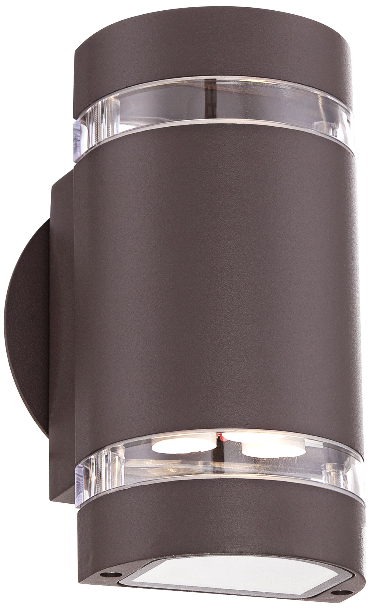 Possini Euro Wynnsboro 7 3/4" High Bronze LED Outdoor Up and Downlight