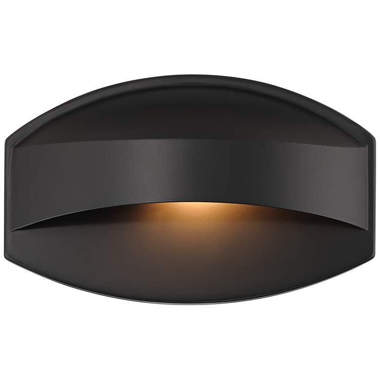 Image 5 Possini Euro Xane 11" Wide Matte Black Dark Sky Outdoor Wall Light more views