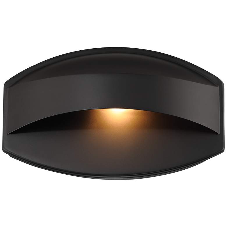 Image 6 Possini Euro Xane 11" Wide Matte Black Dark Sky Outdoor Wall Light more views