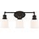 Possini Euro Yorkton 21 3/4"W Bronze 3-Light Bath Light