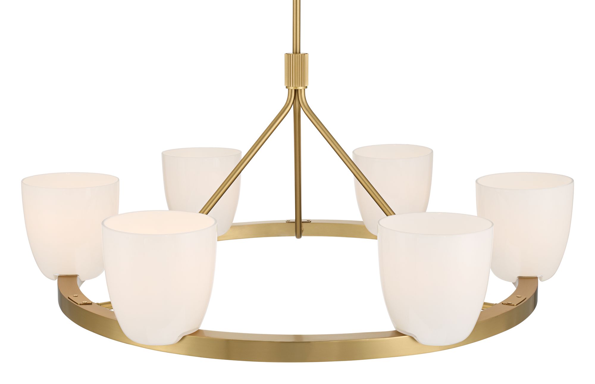 Possini Euro Yvette 35 1/2" Wide Antique Brass 6-Light Chandelier