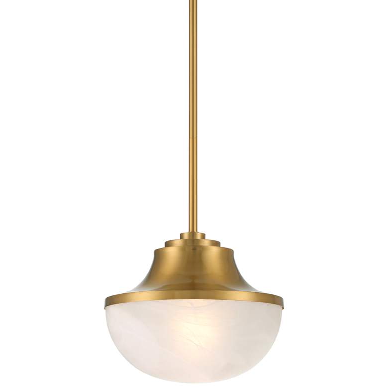 Image 2 Possini Euro Zachary 11" Wide Warm Gold Mini Pendant Light