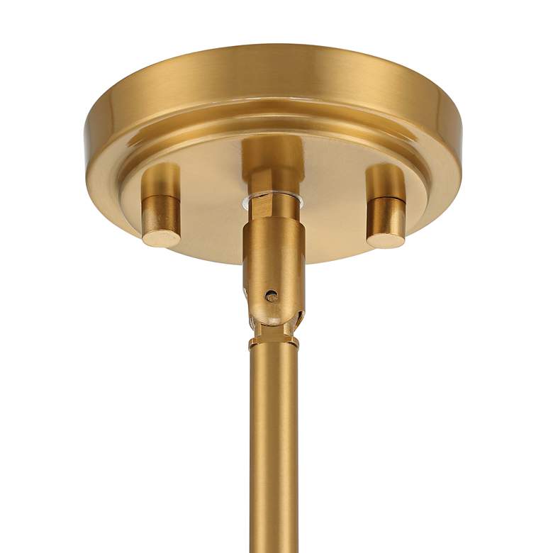 Image 5 Possini Euro Zachary 11" Wide Warm Gold Mini Pendant Light more views