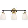 2_Possini Euro Zaragoza 23" Wide Gold and Black 3-Light Bath Light