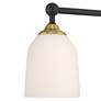 3_Possini Euro Zaragoza 32" Wide Gold and Black 4-Light Bath Light more views