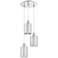 Possini Euro Zarah 12" Wide Chrome Multi Light Pendant