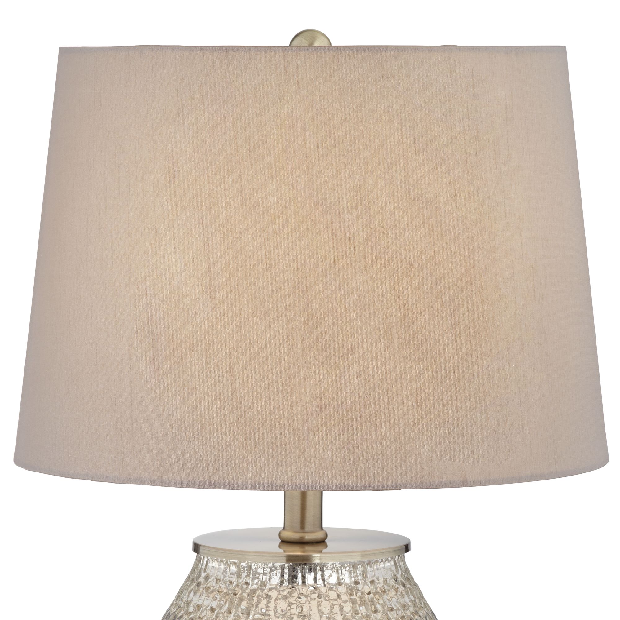 Image 5 Possini Euro Zax 19 1/2" High Mercury Glass Accent Table Lamp more views