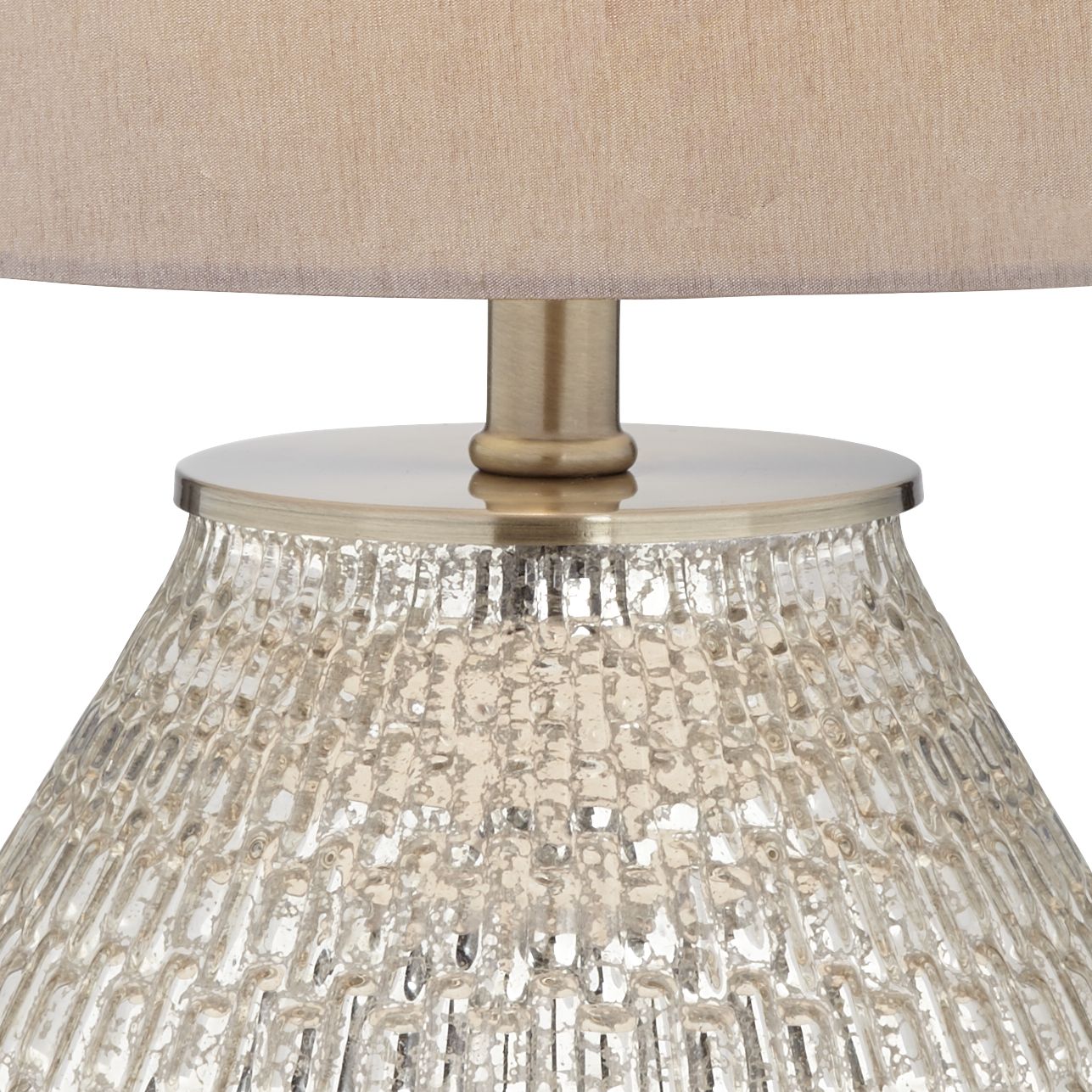 Image 6 Possini Euro Zax 19 1/2" High Mercury Glass Accent Table Lamp more views