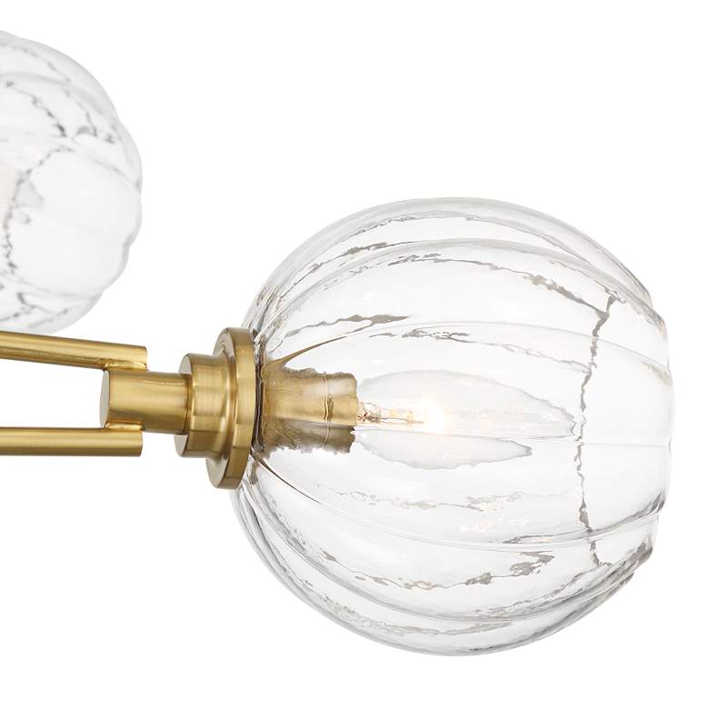 Image 4 Possini Euro Zennia 53" Wide Soft Gold Modern 8-Light Chandelier more views