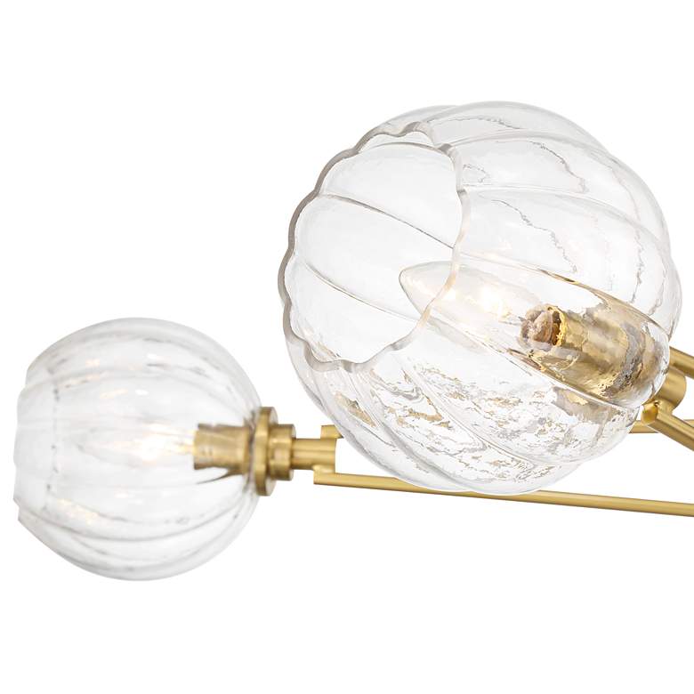 Image 5 Possini Euro Zennia 53" Wide Soft Gold Modern 8-Light Chandelier more views