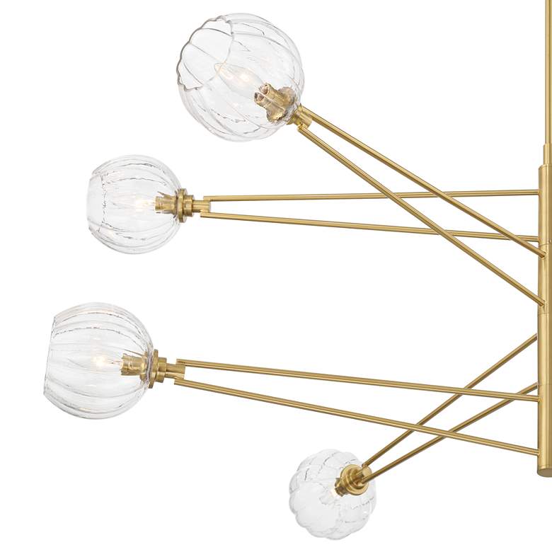 Image 6 Possini Euro Zennia 53" Wide Soft Gold Modern 8-Light Chandelier more views