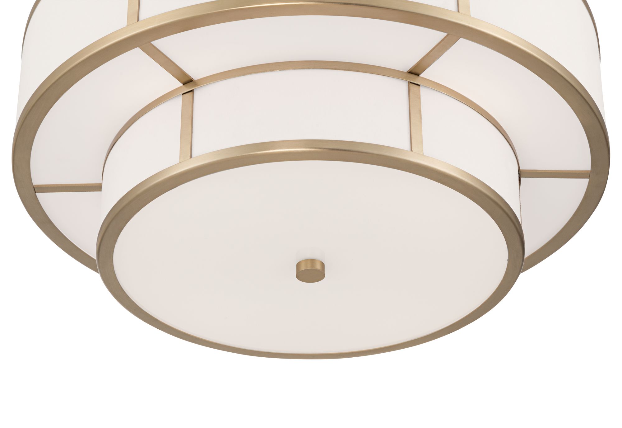 Image 5 Possini Euro Zilina 19 1/2" Wide Matte Brass 2-Tier 4-Light Chandelier more views