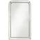 Possini Finnley Champagne 26" x 45" Frameless Wall Mirror