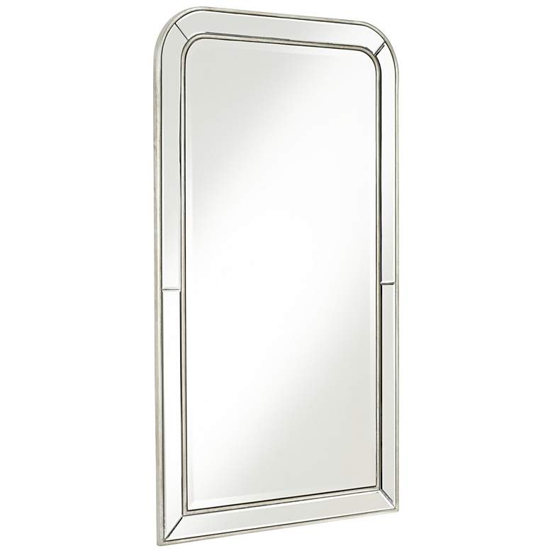 Possini Finnley Champagne 26&quot; x 45&quot; Frameless Wall Mirror more views